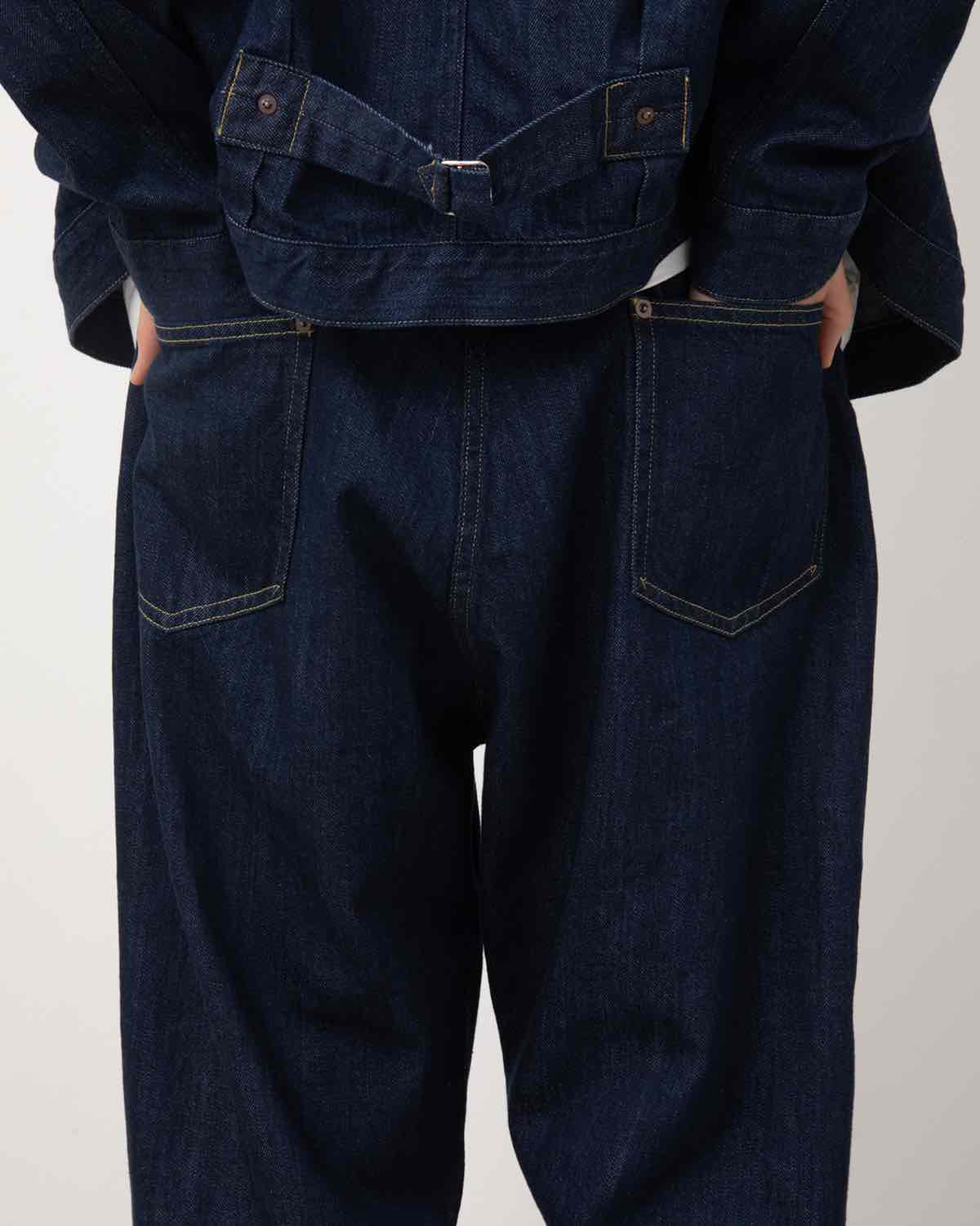 A.PRESSE No.22 Washed Wide Denim Pants