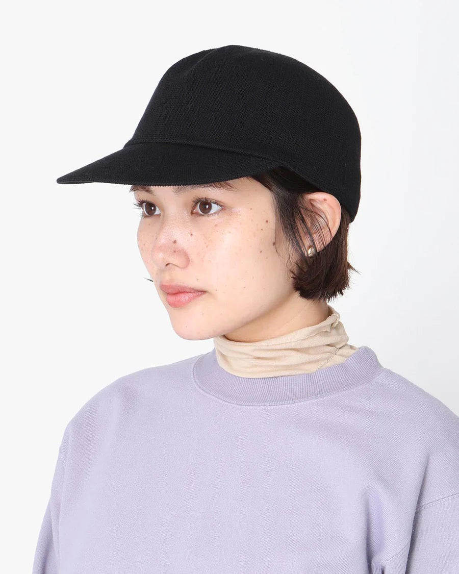 COMESANDGOES CASHMERE & COTTON MESH CAP