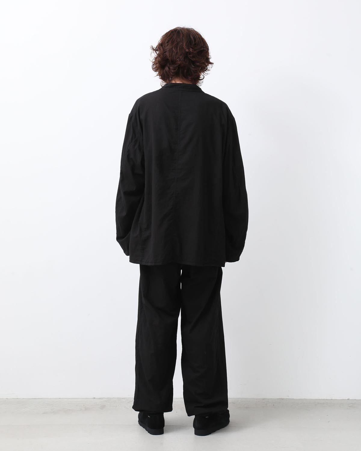 COMOLI KHADI Cotton Drawstring Pants