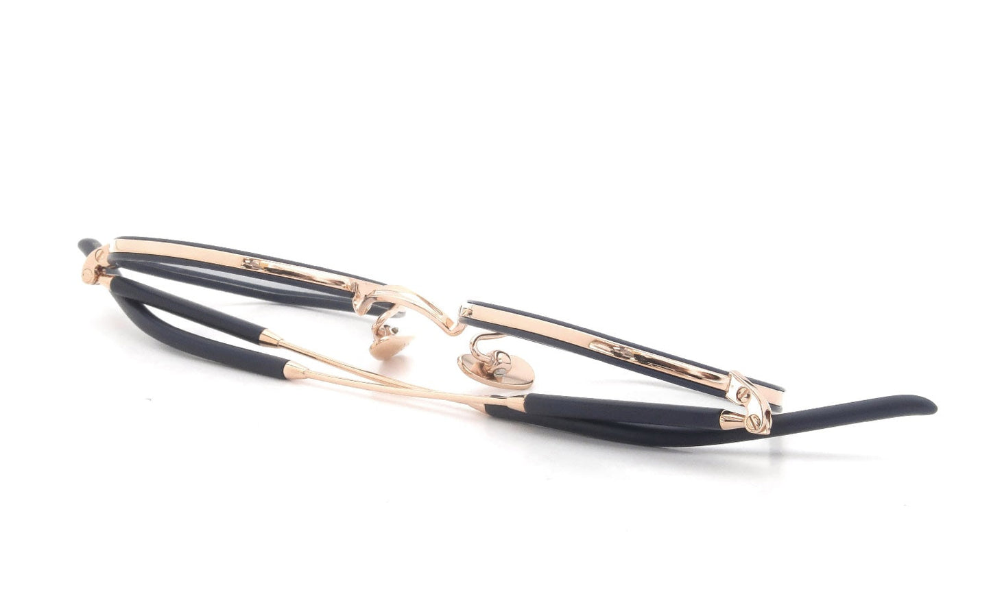 YELLOWS PLUS CLINT EYEWEAR Matt Navy/Rose Gold