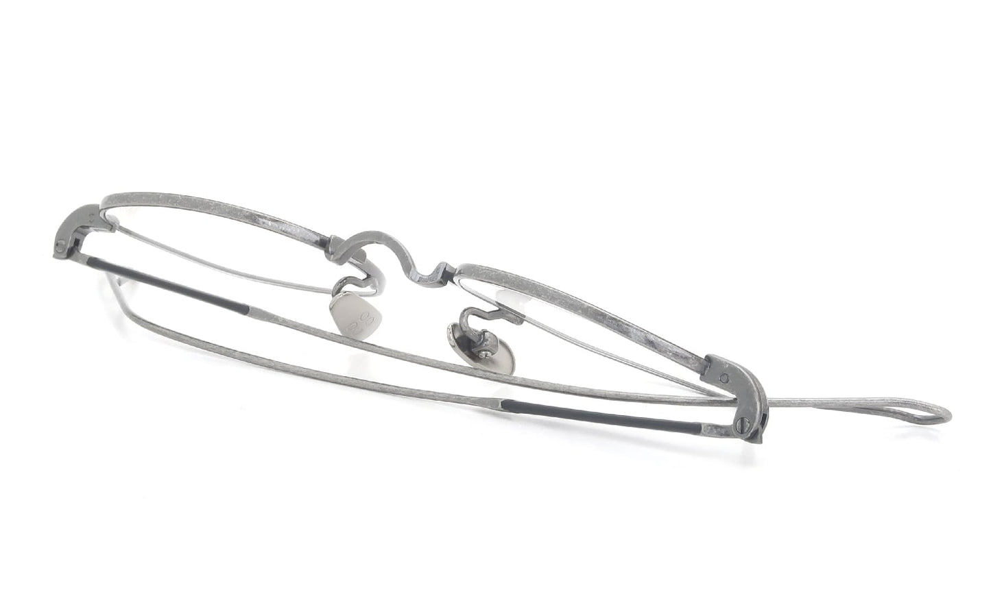 YELLOWS PLUS ARIEL EYEGLASS FRAME Real Damage Silver/Black