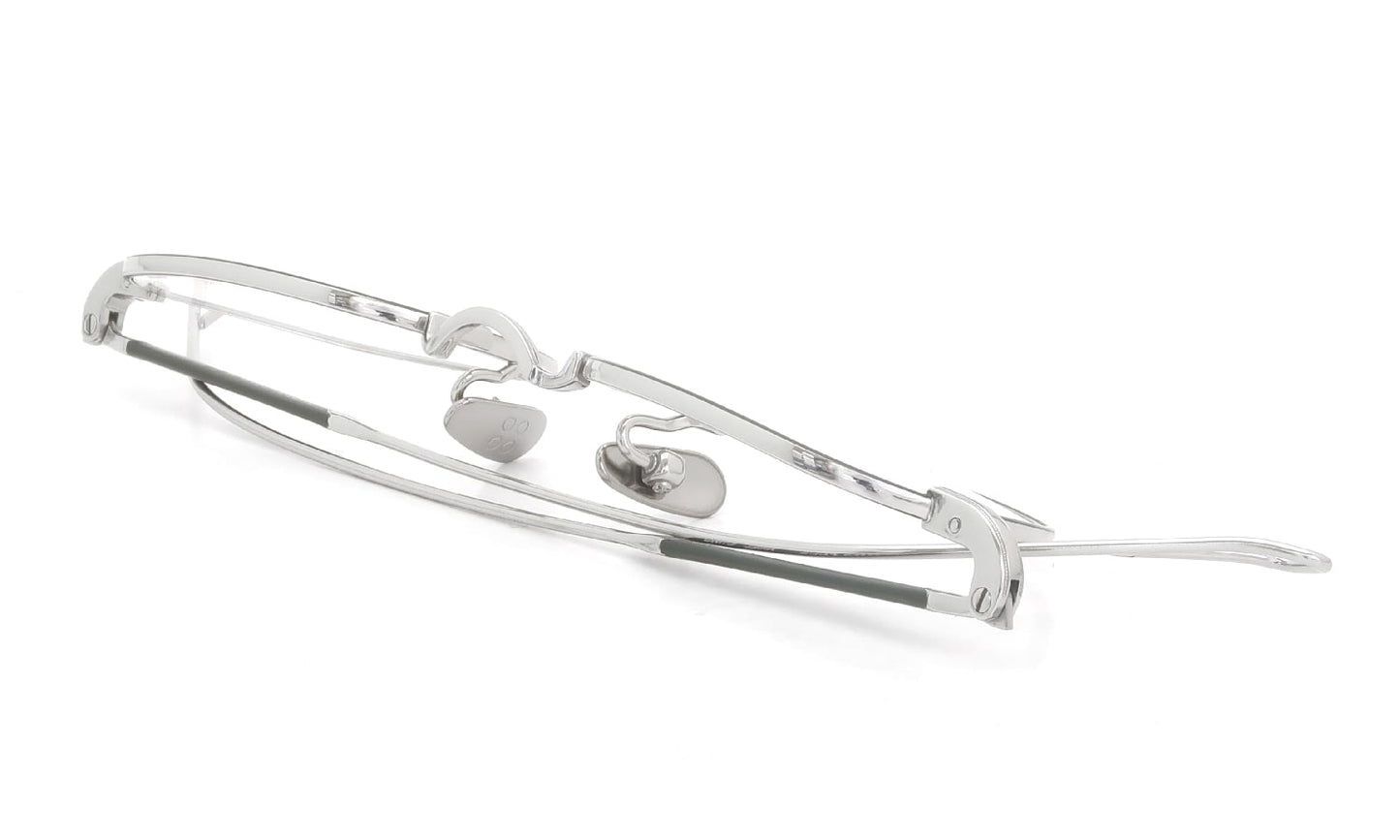 YELLOWS PLUS ARIEL EYEGLASS FRAME Silver/Moss Green