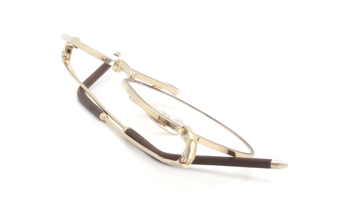 YELLOWS PLUS JIM EYEWEAR Gold/Brown