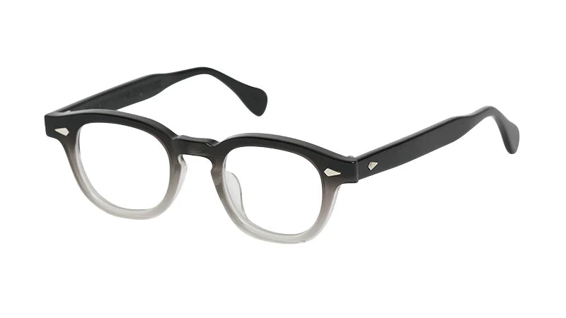 JULIUS TART OPTICAL AR Eyeglass Frame Black Clear Fade