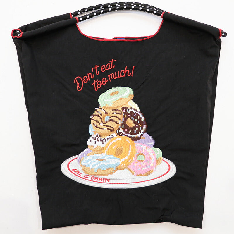 Ball & Chain Tote Bag Pixel Donuts (M)