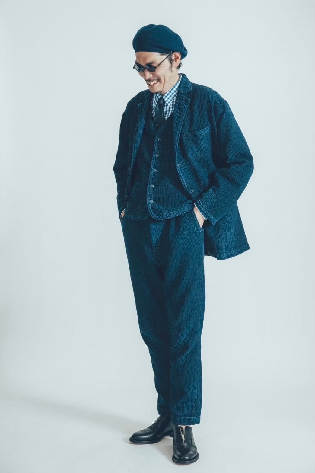 Porter Classic NEW SASHIKO LIGHT 3 PIECE KATSU PANTS