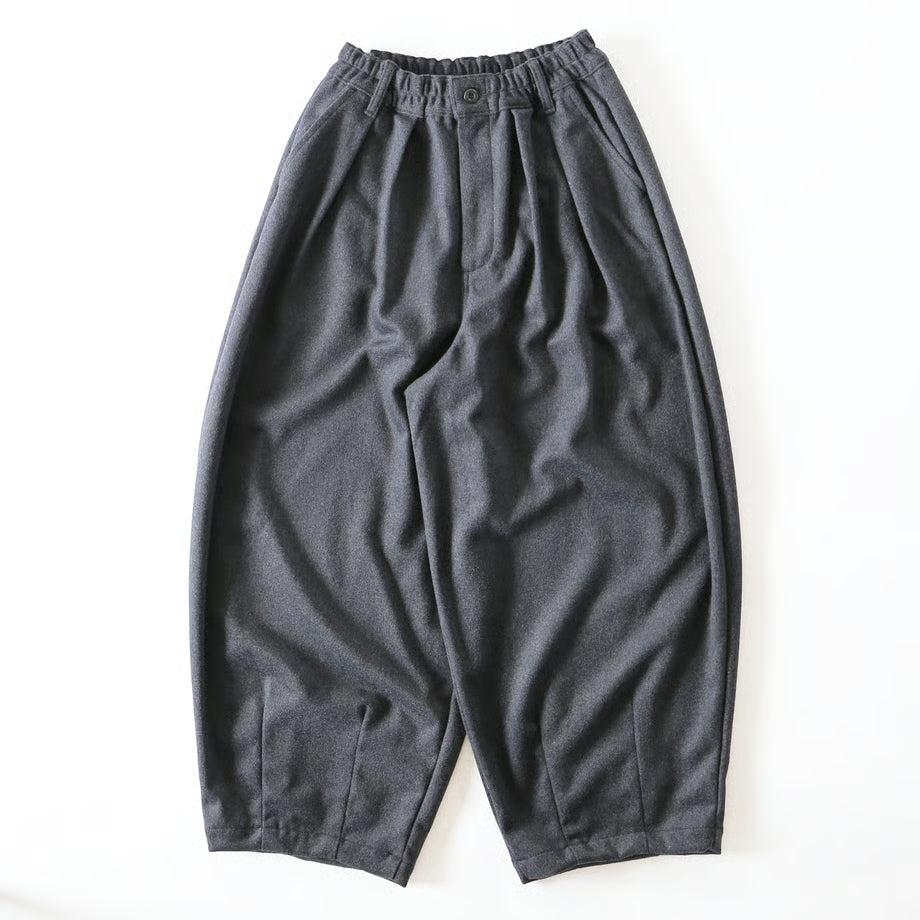 HARVESTY WOOLEN BEAVER CLOTH CIRCUS PANTS