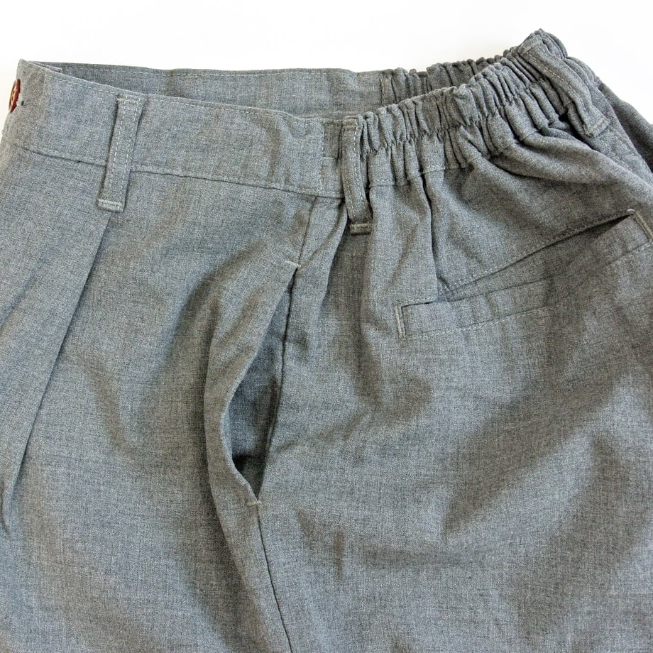 HARVESTY /R WIDE EGG LONG PANTS