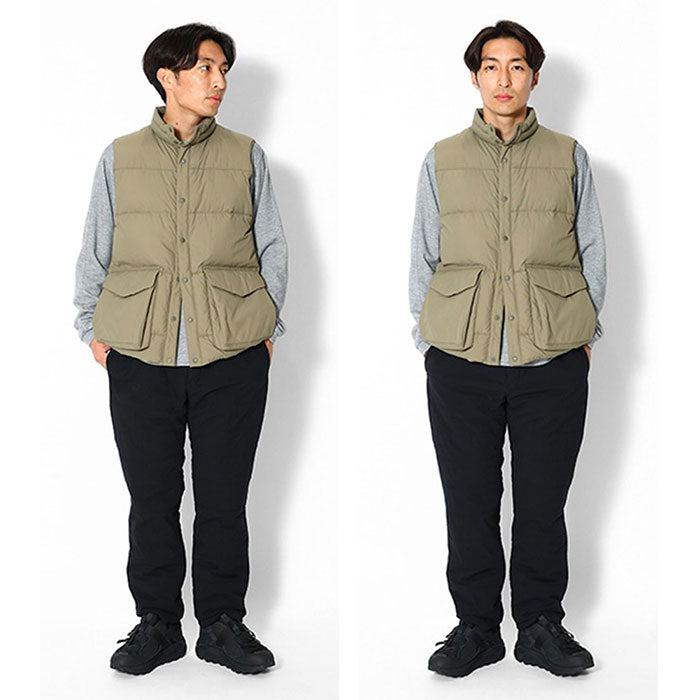 snow peak Recycled Nylon Ripstop Down Vest