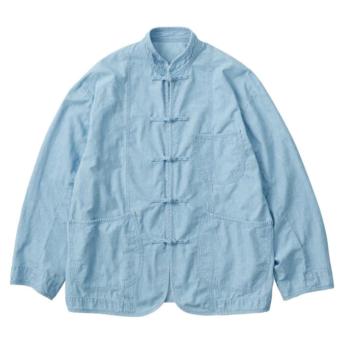 Porter Classic SHAWSHANK CHAMBRAY CHINESE JACKET