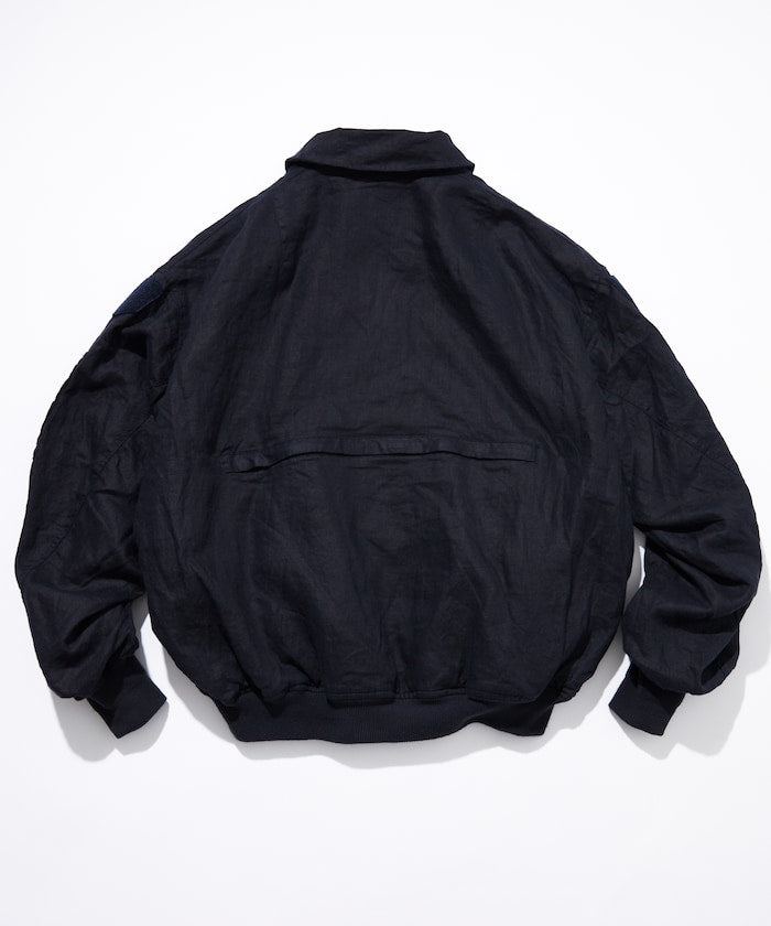 CAHLUMN Linen Heli Crew Jacket