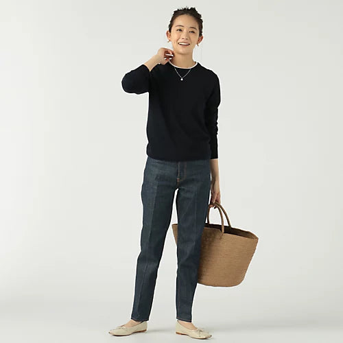 Aeta LEATHER BASKET L