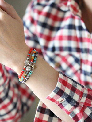 SunKu 39 Heishi Shell Bracelet SK-055-BRN