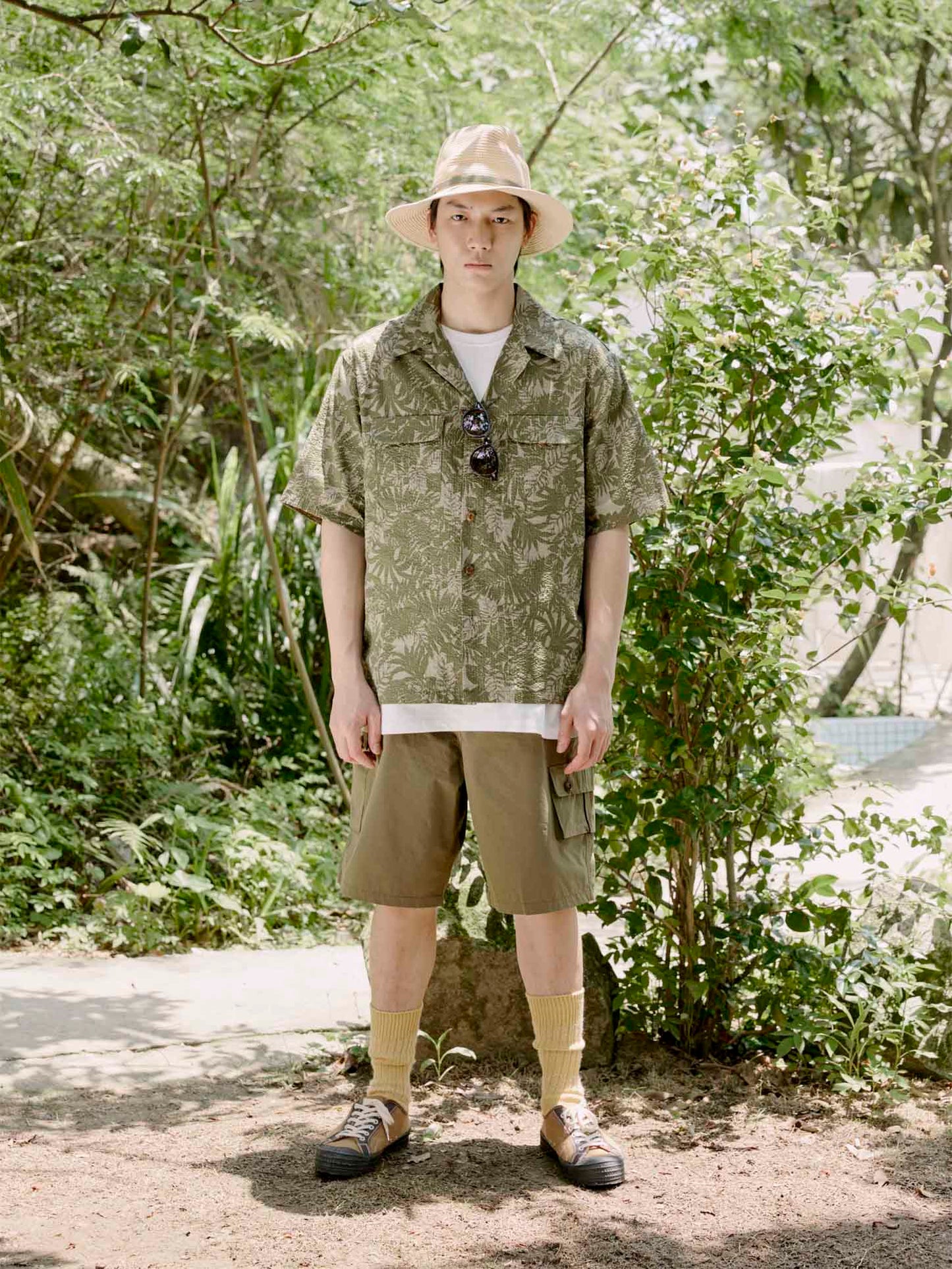 Burcs Seersucker Hawaii Shirt