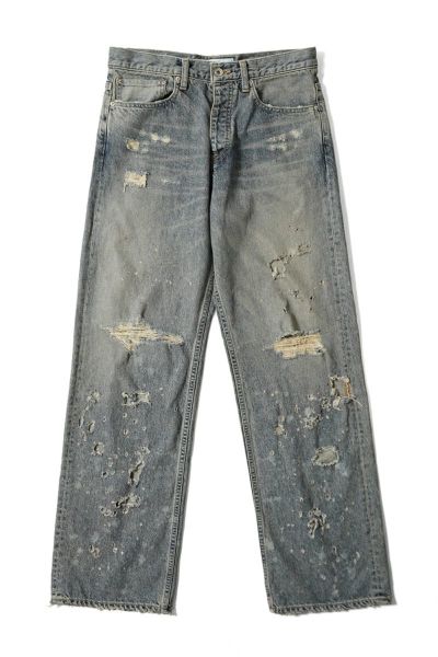 DAIRIKU "Damage" Straight Denim Pants