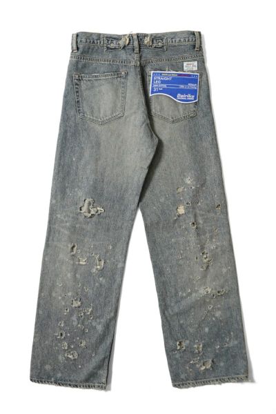 DAIRIKU "Damage" Straight Denim Pants