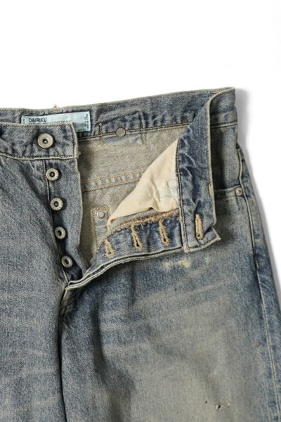 DAIRIKU "Damage" Straight Denim Pants