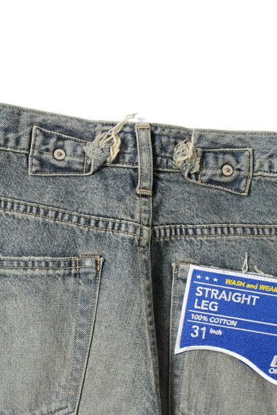 DAIRIKU "Damage" Straight Denim Pants