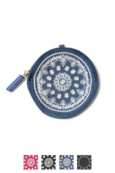 Ball & Chain Bandana Round Pouch