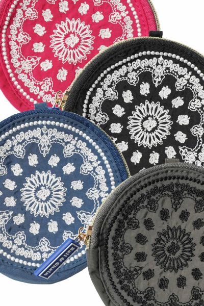 Ball & Chain Bandana Round Pouch