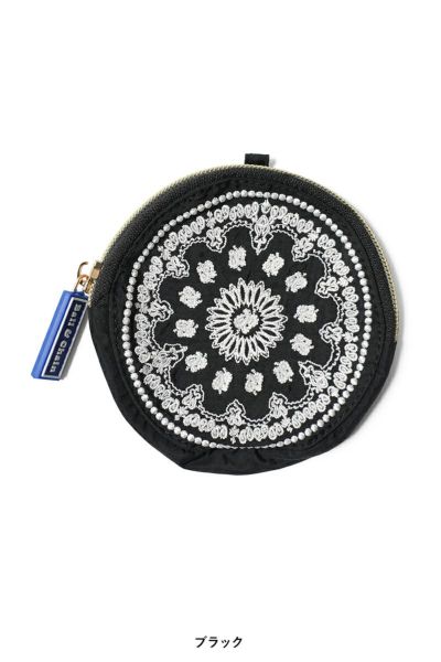 Ball & Chain Bandana Round Pouch