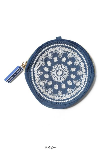 Ball & Chain Bandana Round Pouch