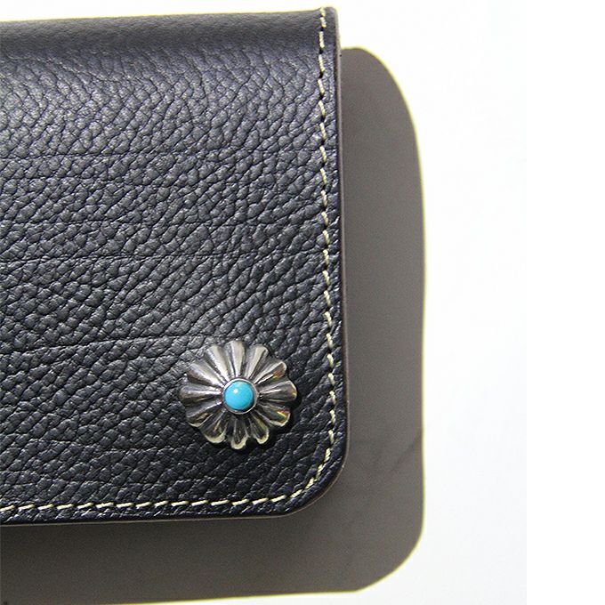 LARRY SMITH EMBOSSED TRUCKERS WALLET S TUQ SHELL