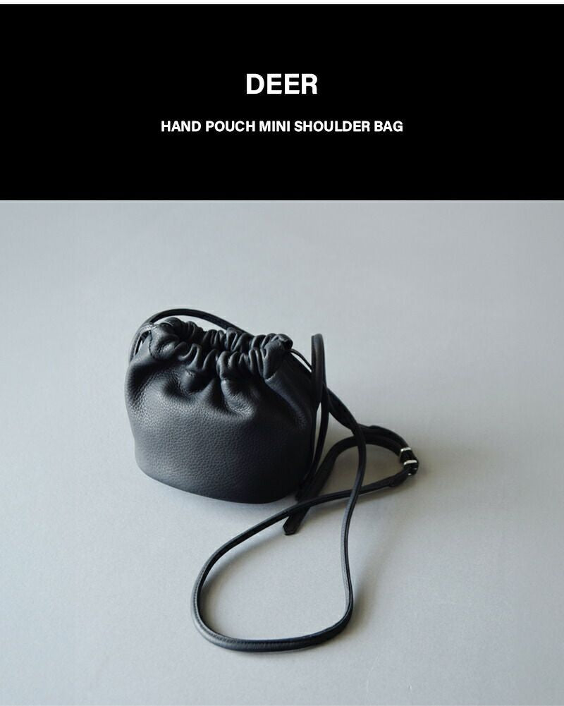 Aeta HAND POUCH MINI SHOULDER BAG DEER