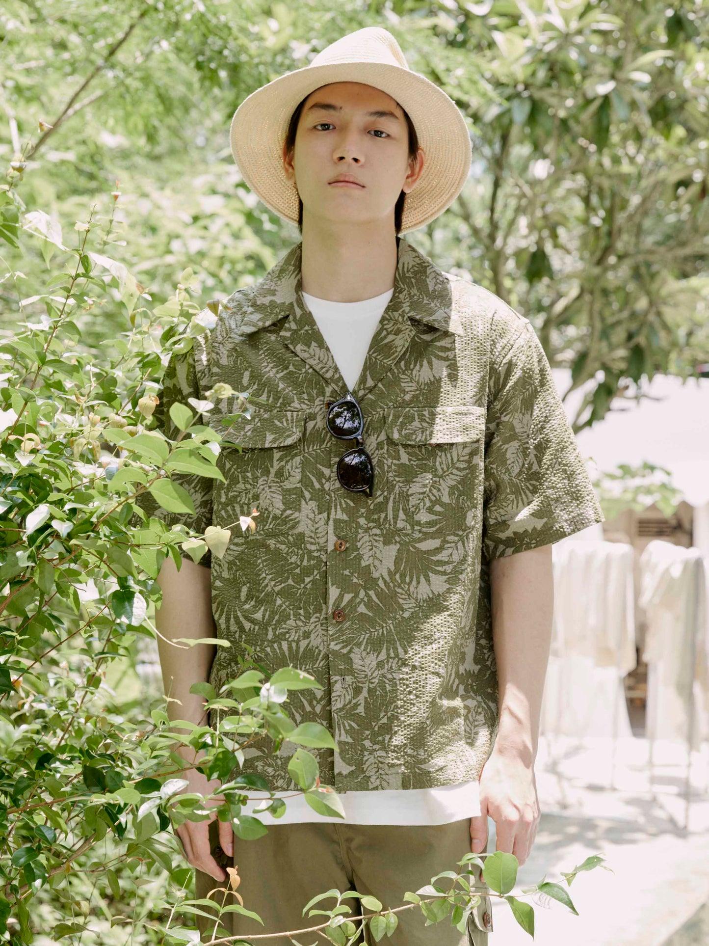 Burcs Seersucker Hawaii Shirt