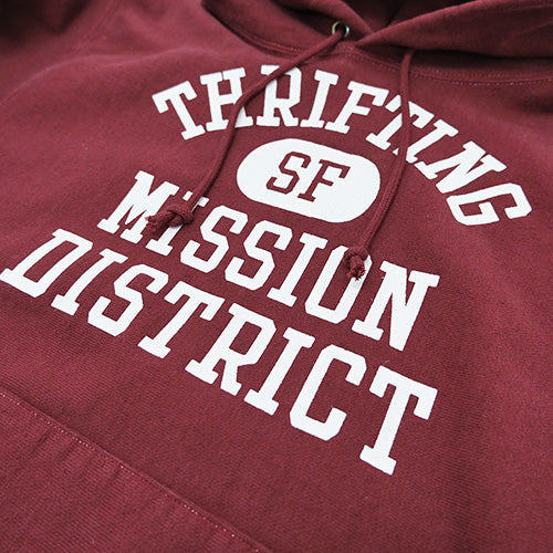 orSlow SF HOODIE SWEAT (Burgundy)
