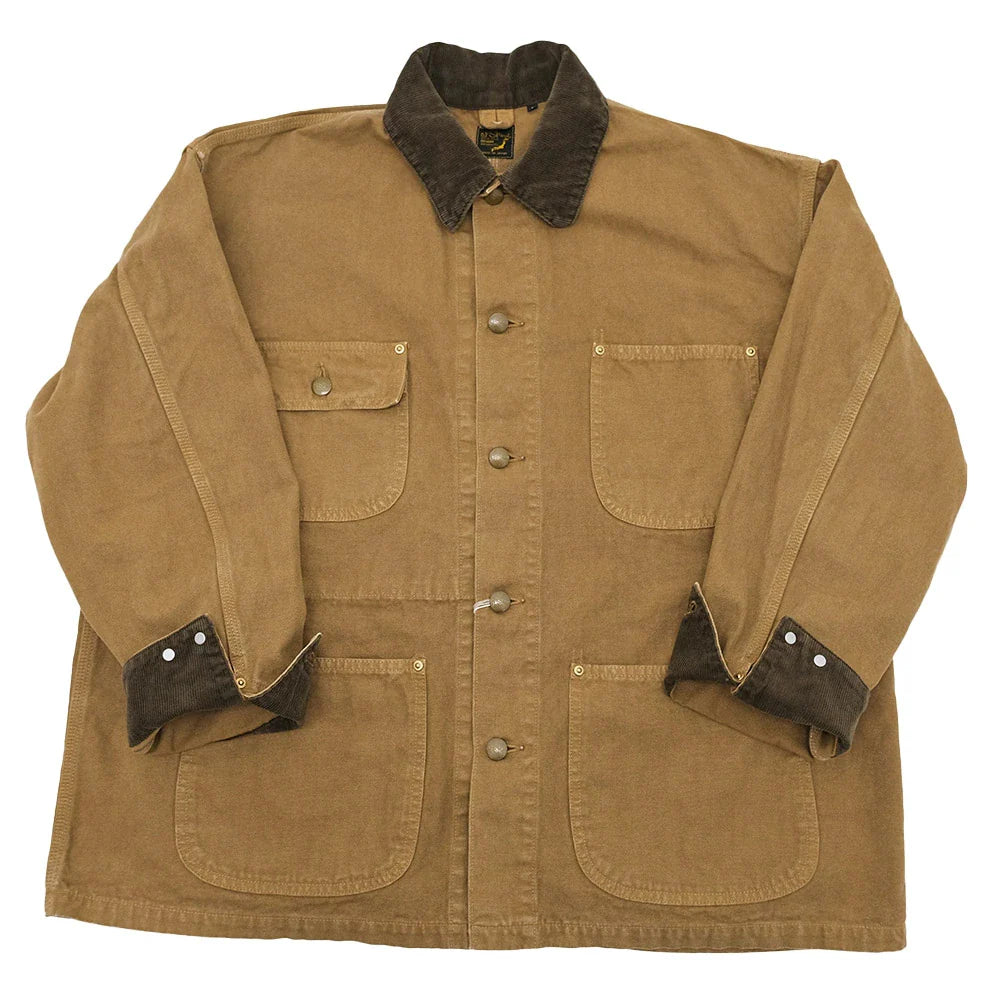 orSlow Relax Fit Oxford Coverall Brown