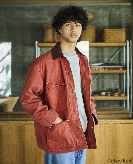 orSlow Relax Fit Oxford Coverall Red