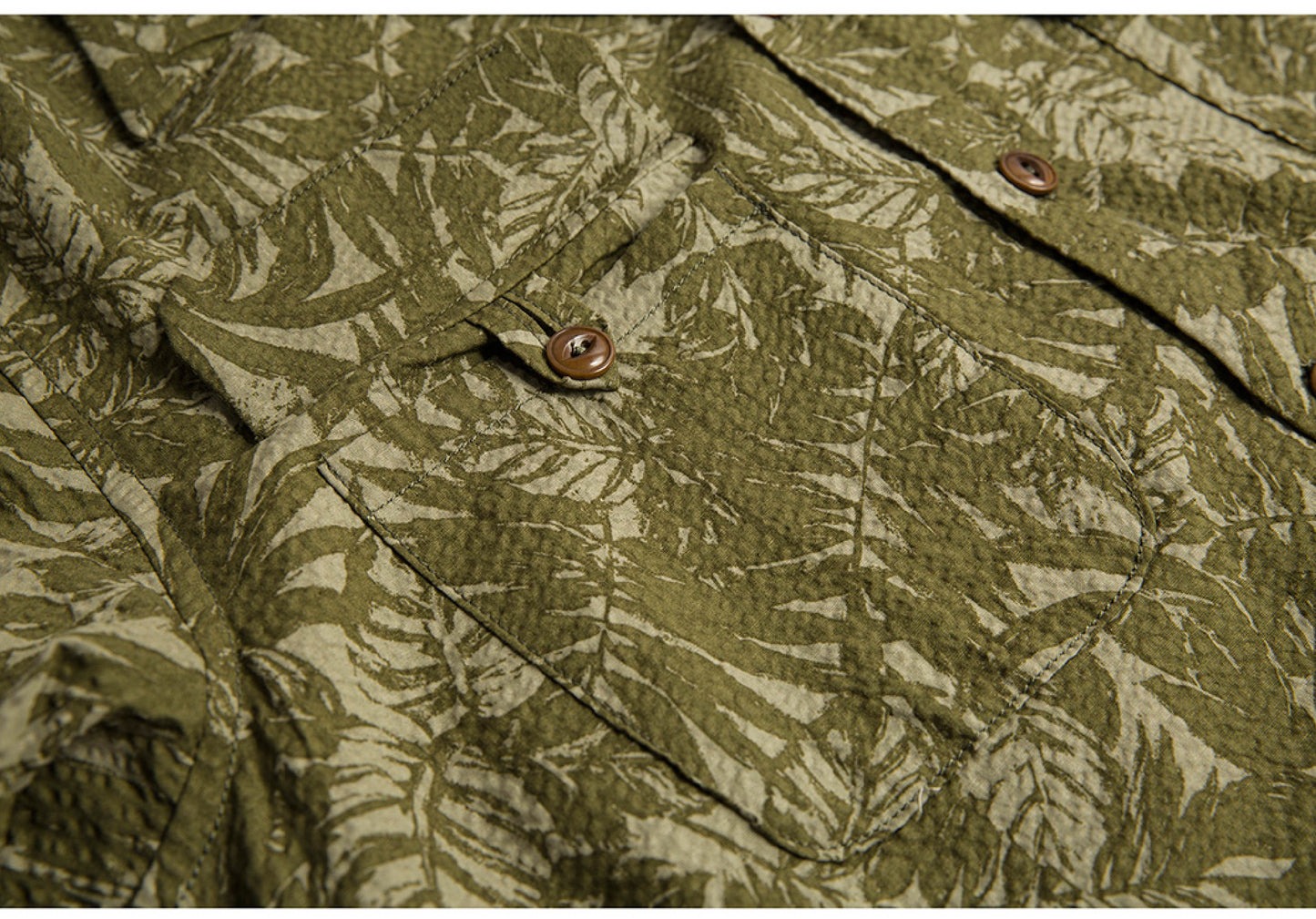 Burcs Seersucker Hawaii Shirt