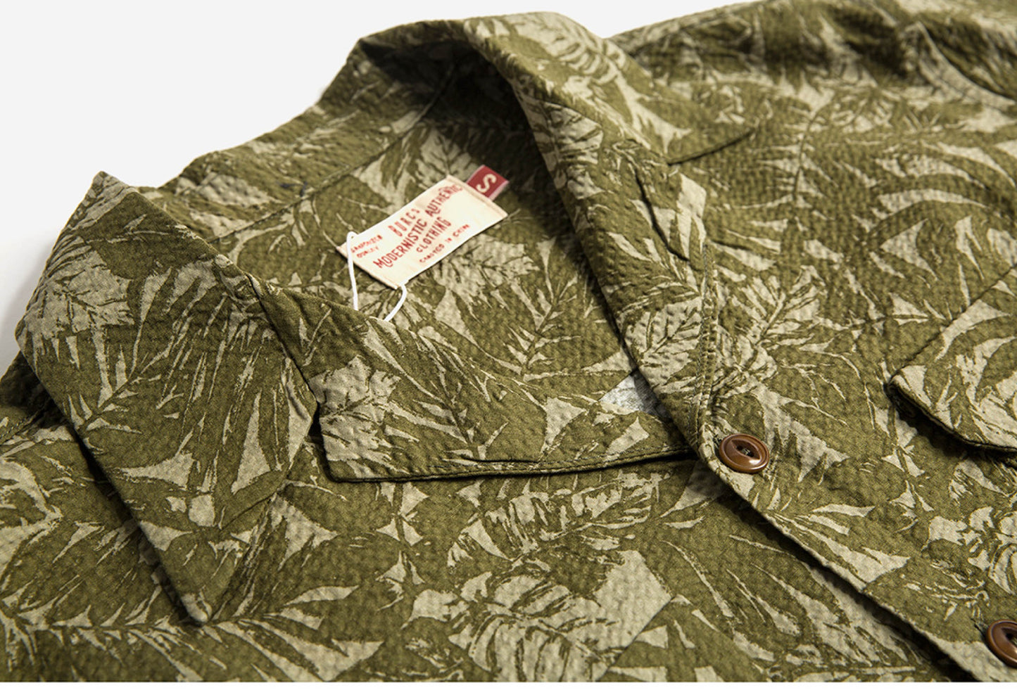 Burcs Seersucker Hawaii Shirt