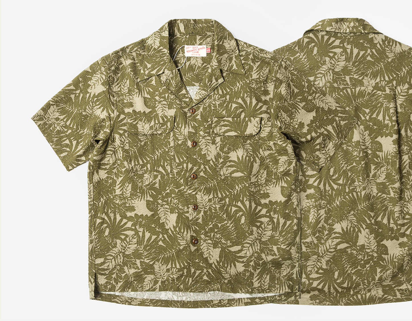 Burcs Seersucker Hawaii Shirt