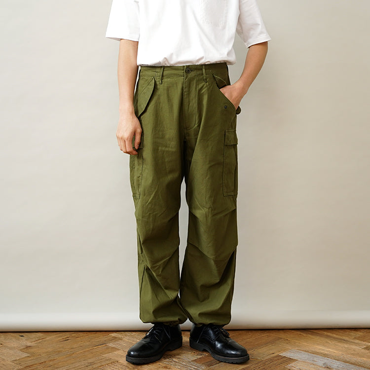 YAECA M-51 FIELD PANTS OLIVE SATIN