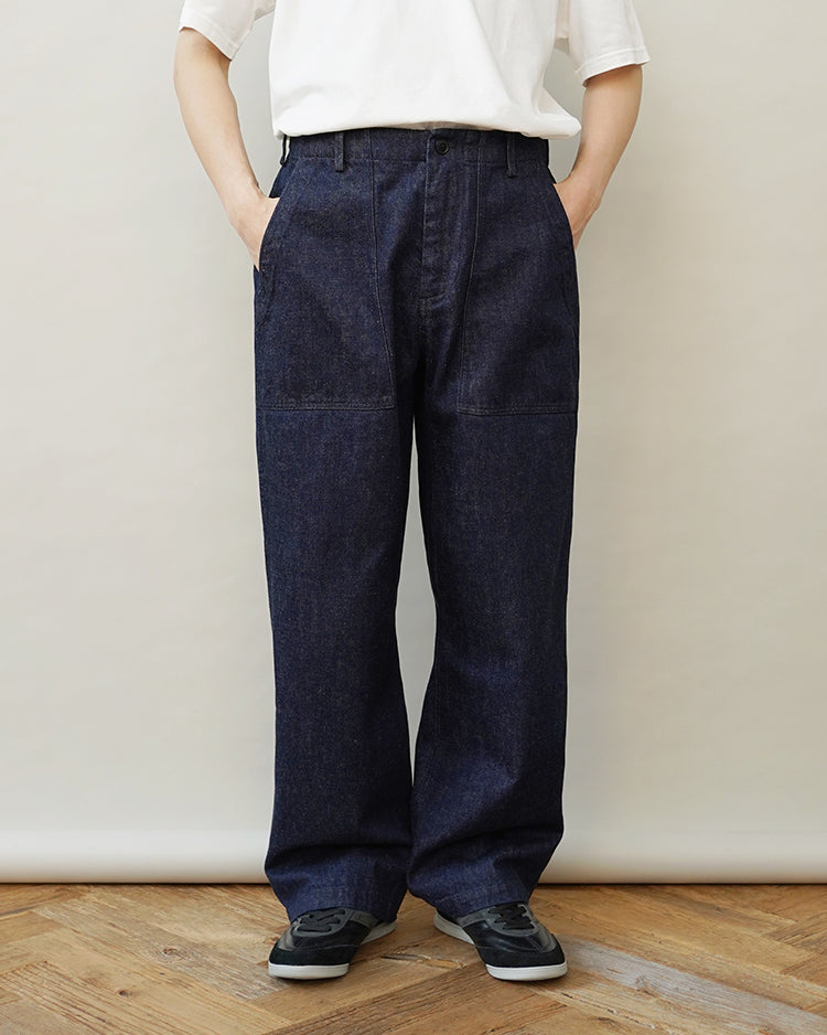 YAECA BAKER PANTS INDIGO