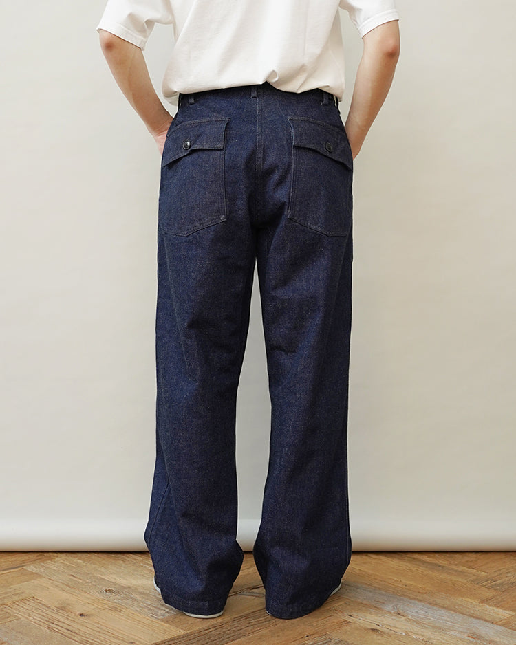 YAECA BAKER PANTS INDIGO
