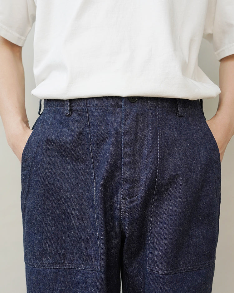 YAECA BAKER PANTS INDIGO