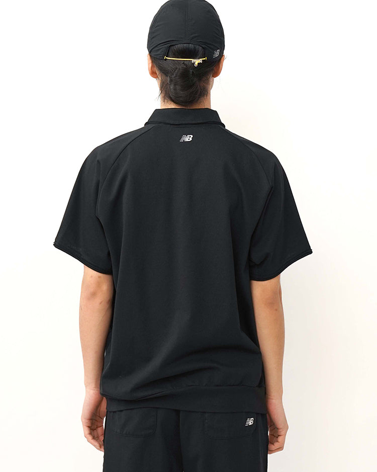 TOKYO DESIGN STUDIO New Balance Short Sleeve button down Polo - BK