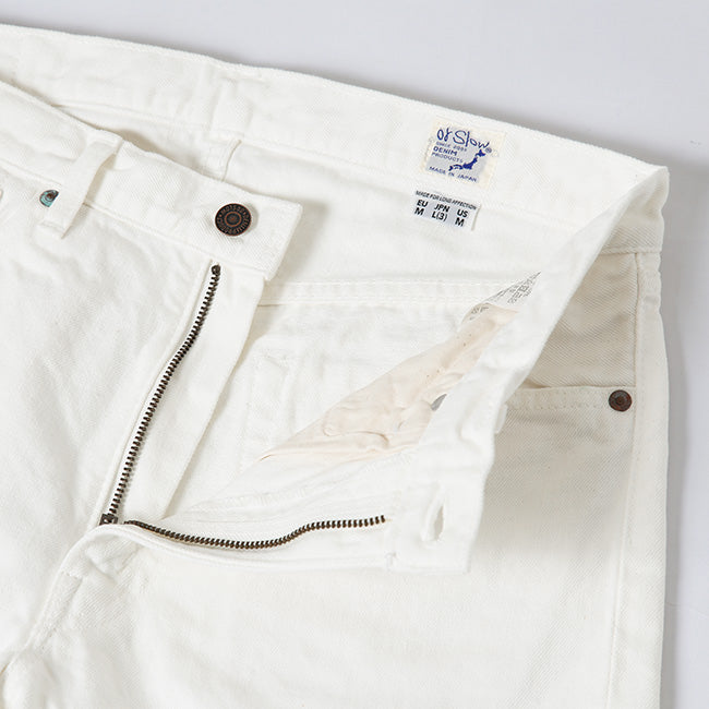 orSlow 107 IVY SLIM FIT JEANS WHITE DENIM