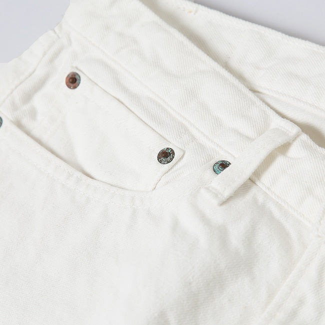 orSlow 107 IVY SLIM FIT JEANS WHITE DENIM