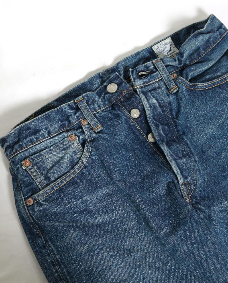 orSlow 105 STANDARD SELVEDGE DENIM 2YEAR WASH