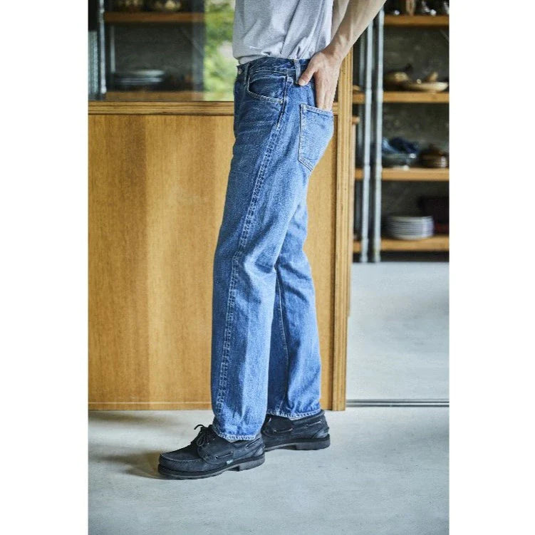 orSlow SHORT LENGTH 105 STANDARD SELVEDGE DENIM 2YR WASH