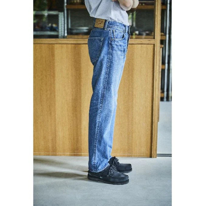 orSlow SHORT LENGTH 105 STANDARD SELVEDGE DENIM 2YR WASH