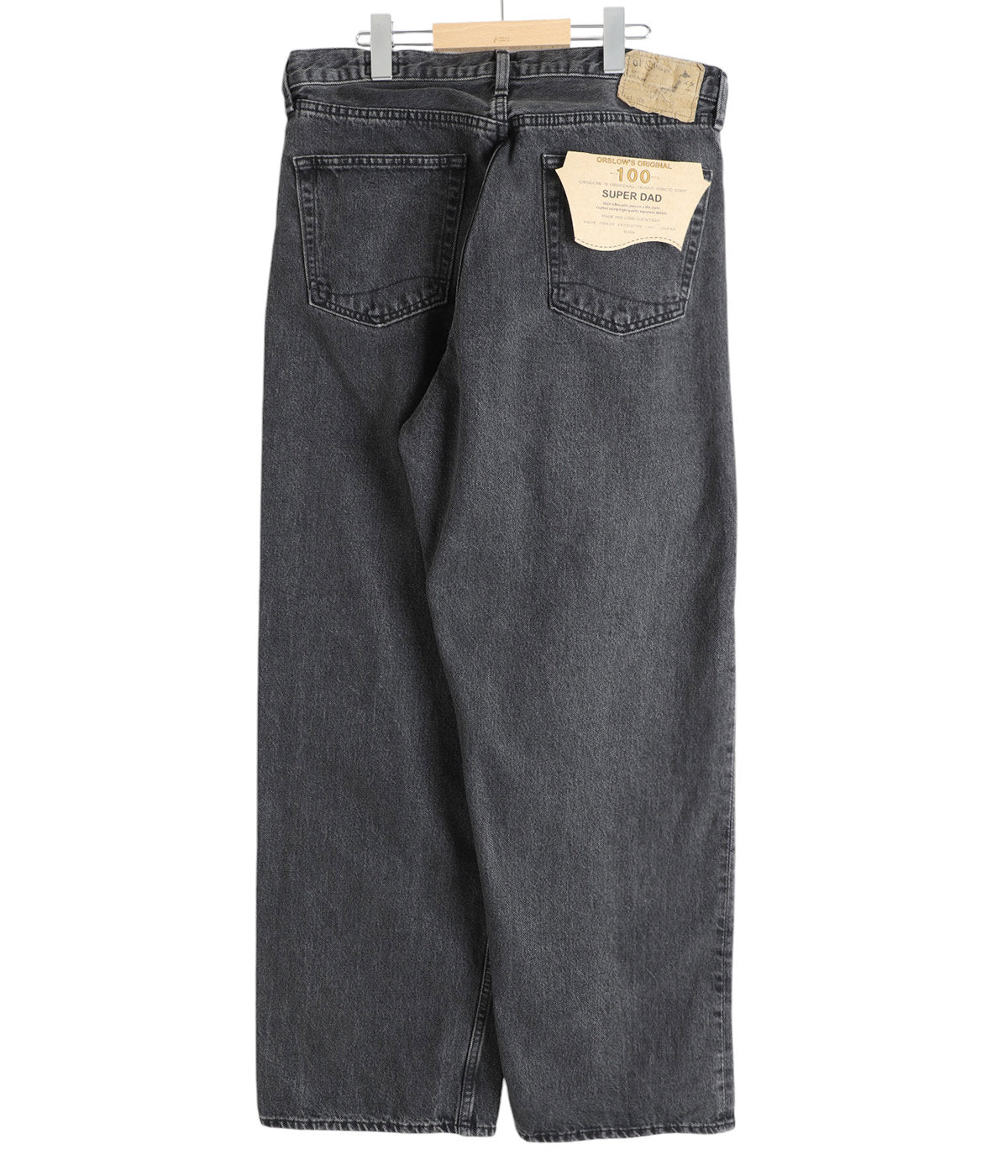 orSlow SUPER DAD'S DENIM PANTS Black