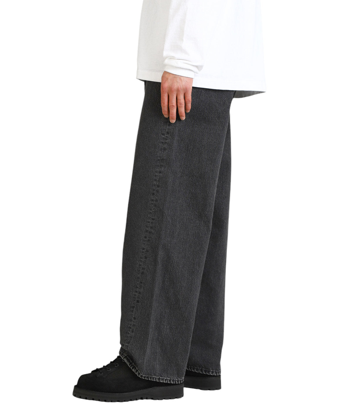 orSlow SUPER DAD'S DENIM PANTS Black