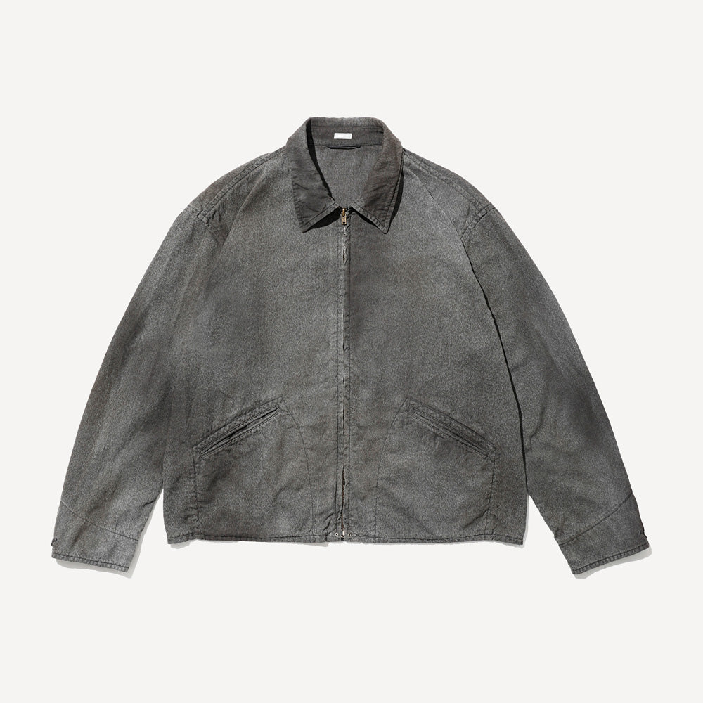 A.PRESSE Vintage Black Chambray Sports Jacket