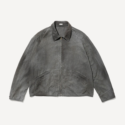 A.PRESSE Vintage Black Chambray Sports Jacket