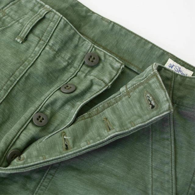 orSlow US ARMY FATIGUE PANTS Green Used